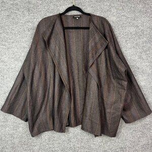 Eskandar Womens‎ Long Sleeved Open Cashmere Cardigan Sweater Size 1